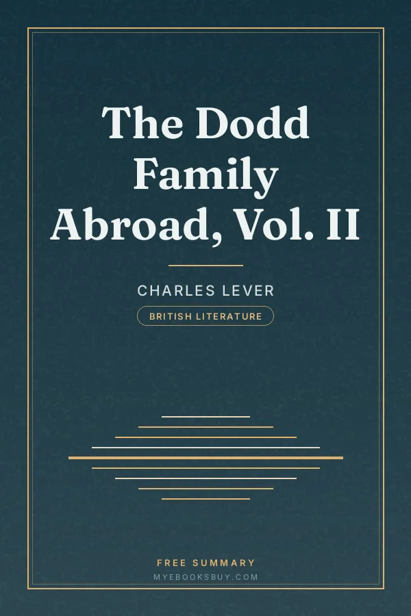Cover of The Dodd Family Abroad, Vol. II