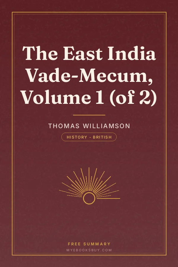 Cover of The East India Vade-Mecum, Volume 1 (of 2)