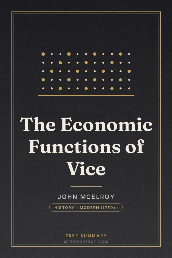 Cover of The Economic Functions of Vice