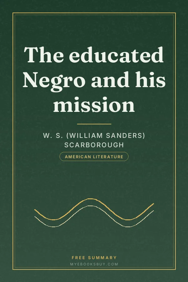 Cover of The educated Negro and his mission