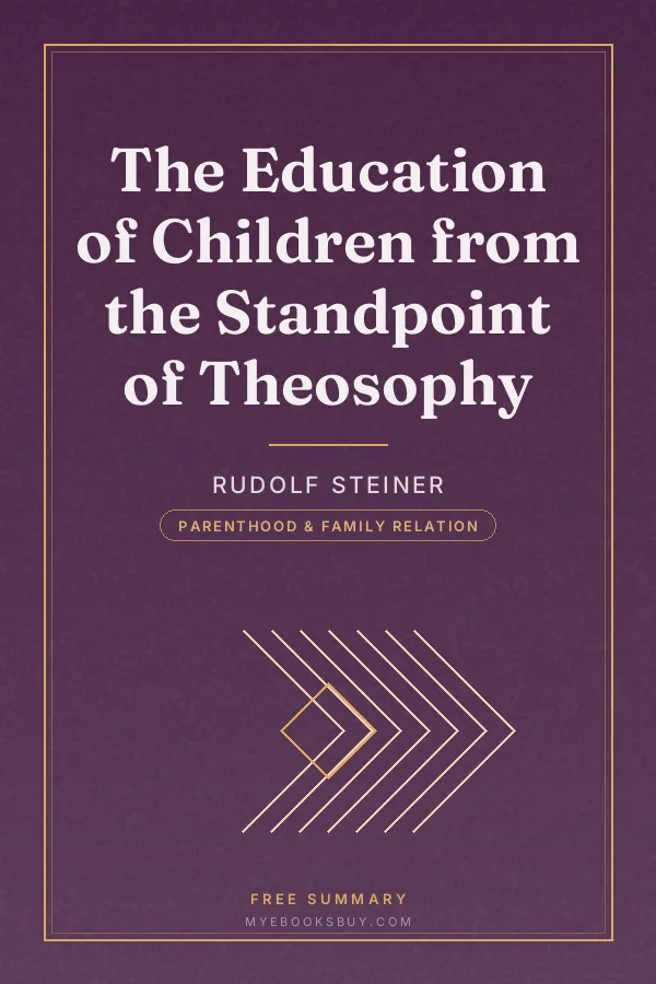 Cover of The Education of Children from the Standpoint of Theosophy