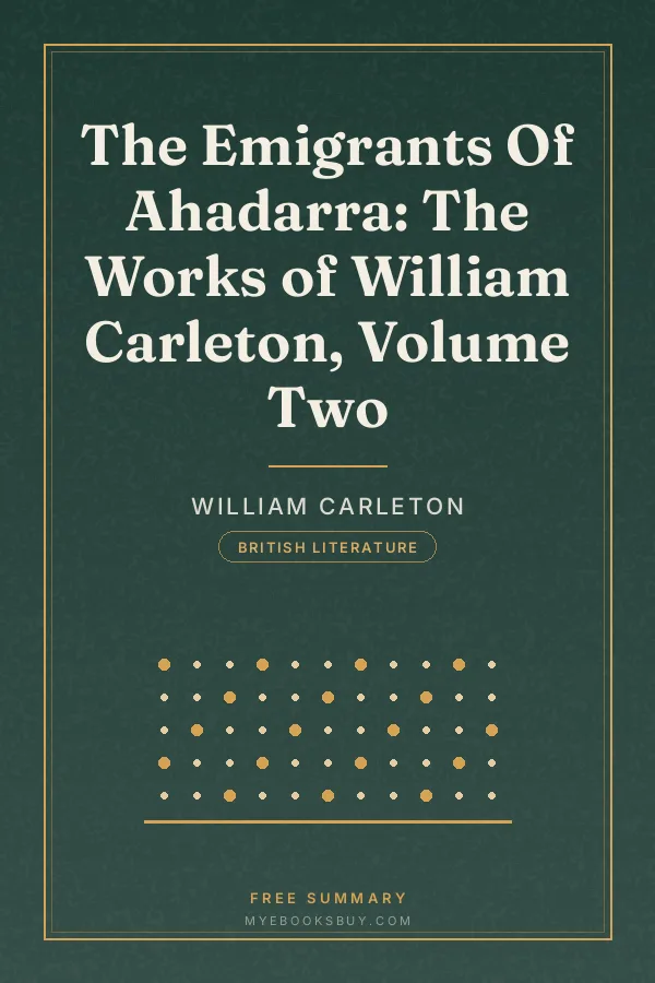 Cover of The Emigrants Of Ahadarra: The Works of William Carleton, Volume Two