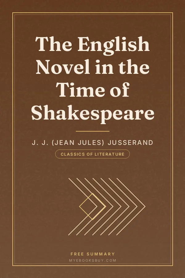 Cover of The English Novel in the Time of Shakespeare