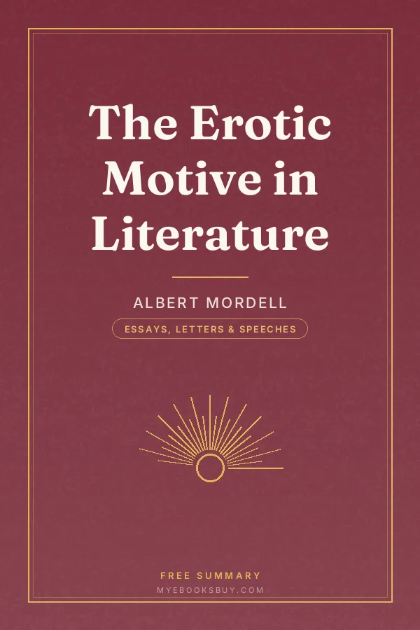 Cover of The Erotic Motive in Literature