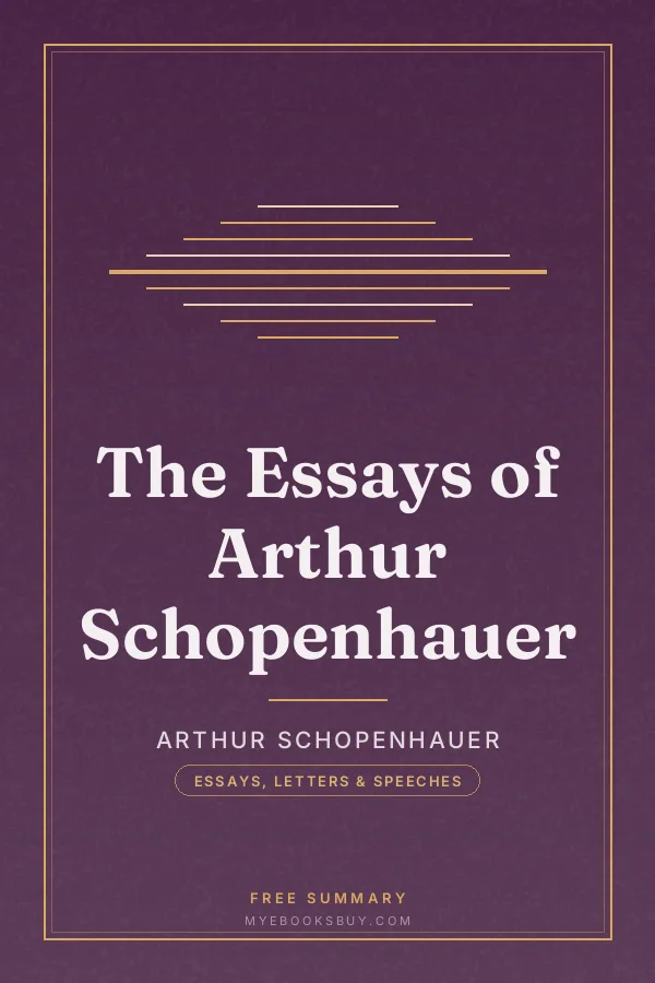 Cover of The Essays of Arthur Schopenhauer
