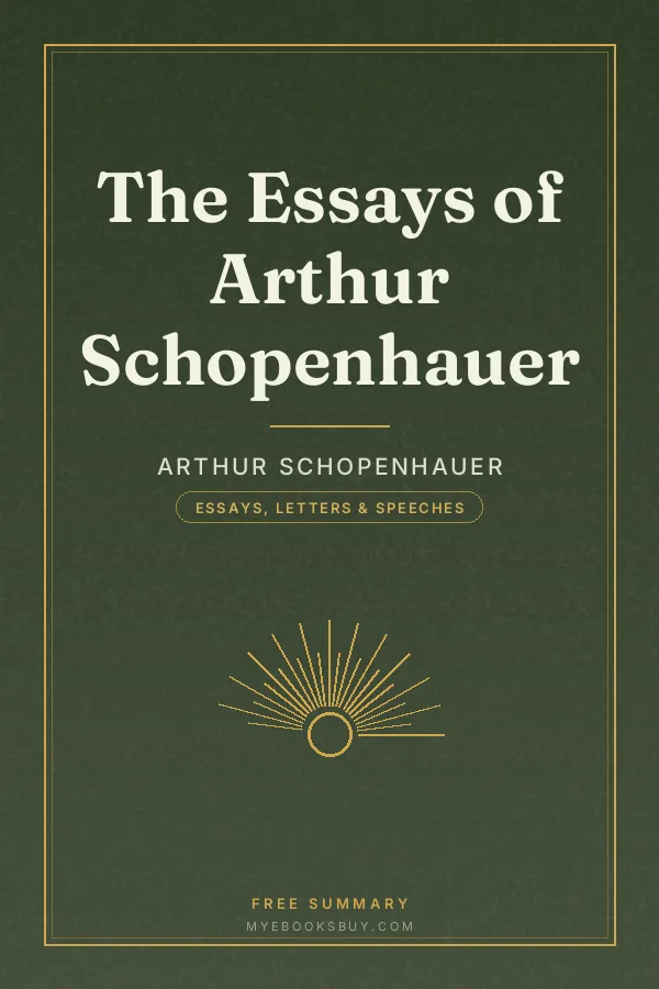 Cover of The Essays of Arthur Schopenhauer