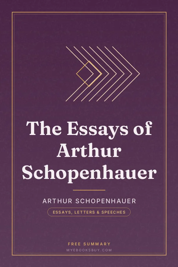 Cover of The Essays of Arthur Schopenhauer