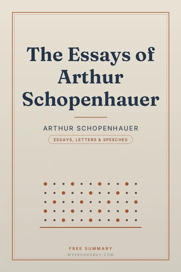 Cover of The Essays of Arthur Schopenhauer