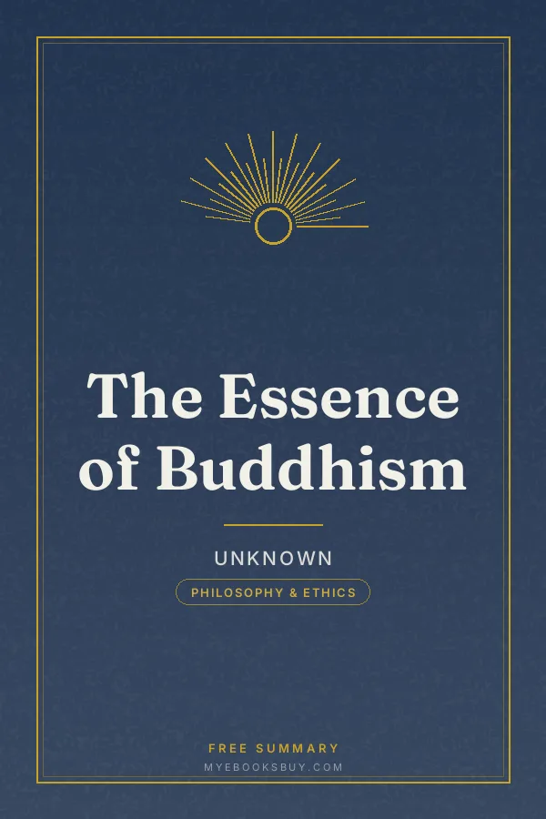 Cover of The Essence of Buddhism