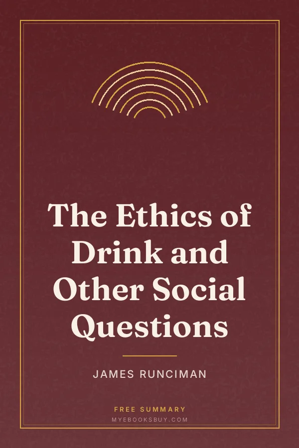 Cover of The Ethics of Drink and Other Social Questions