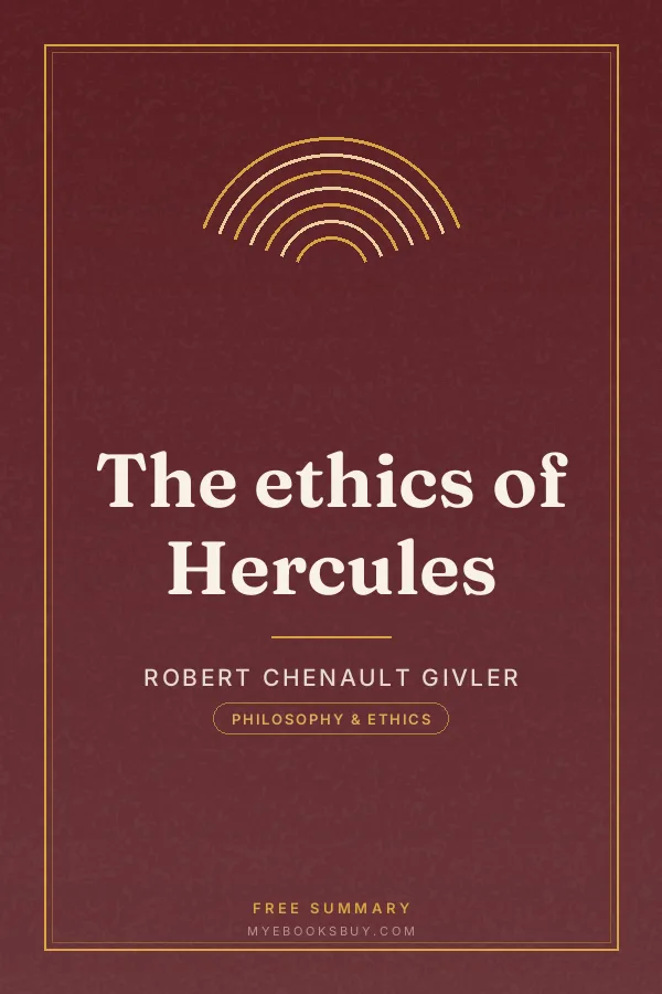 Cover of The ethics of Hercules