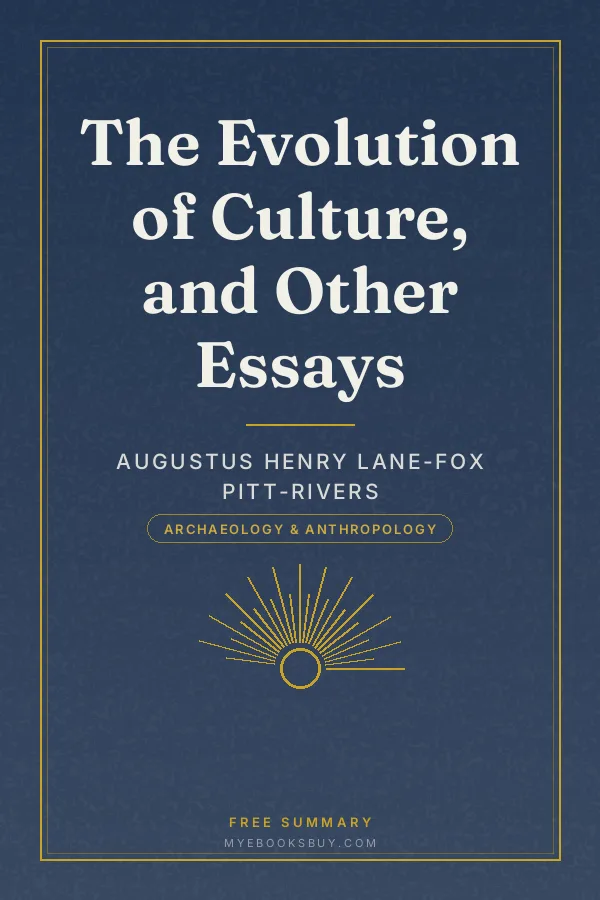 Cover of The Evolution of Culture, and Other Essays