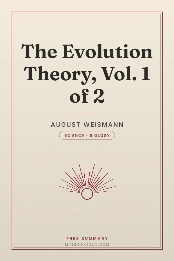 Cover of The Evolution Theory, Vol. 1 of 2