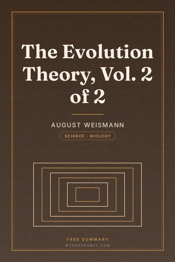 Cover of The Evolution Theory, Vol. 2 of 2
