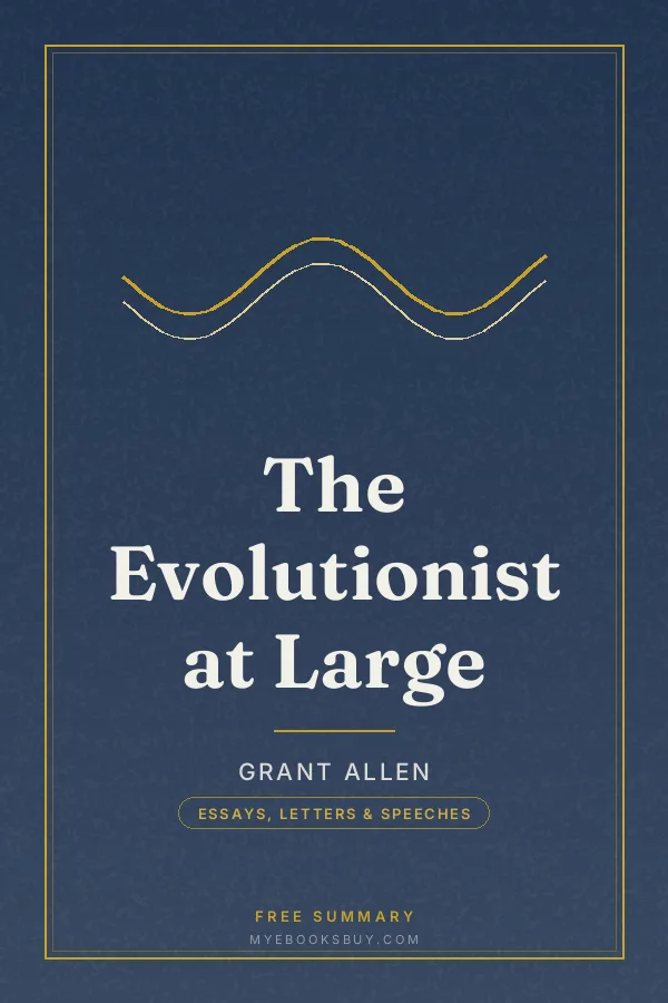Cover of The Evolutionist at Large