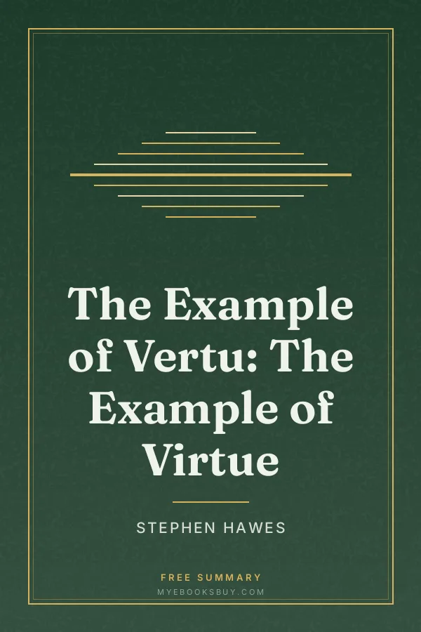 Cover of The Example of Vertu: The Example of Virtue