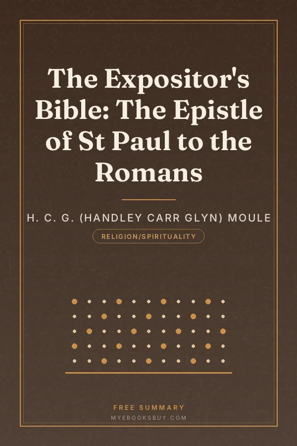 Cover of The Expositor's Bible: The Epistle of St Paul to the Romans