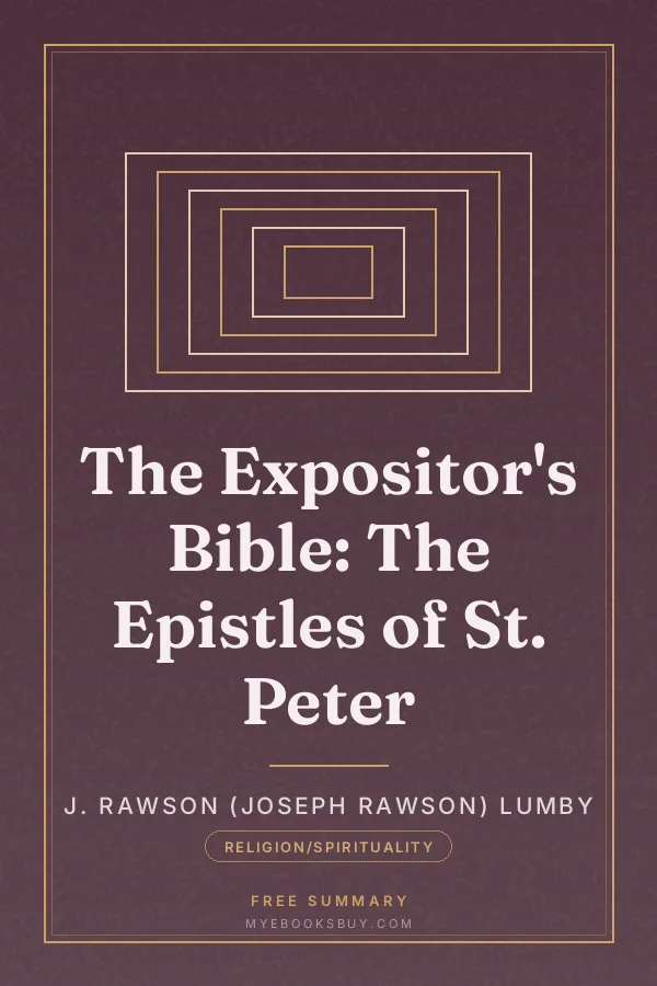 Cover of The Expositor's Bible: The Epistles of St. Peter