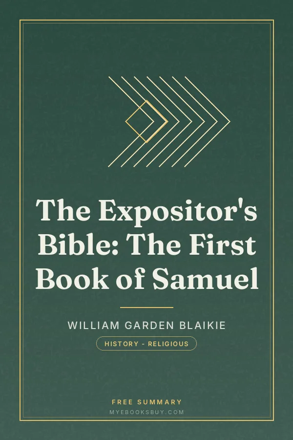 Cover of The Expositor's Bible: The First Book of Samuel