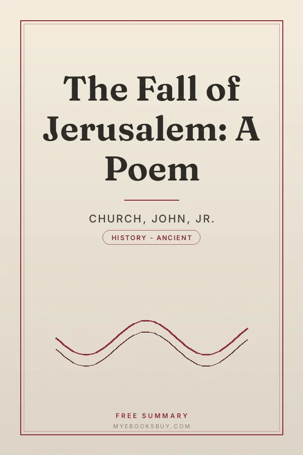 Cover of The Fall of Jerusalem: A Poem
