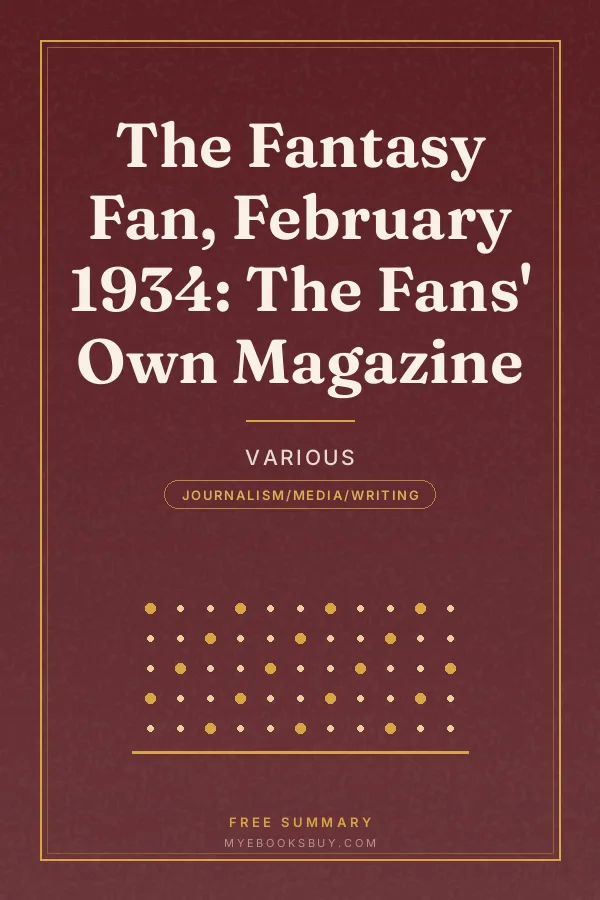 Cover of The Fantasy Fan, February 1934: The Fans' Own Magazine
