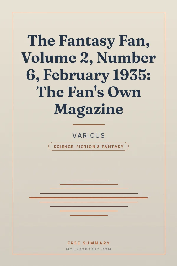 Cover of The Fantasy Fan, Volume 2, Number 6, February 1935: The Fan's Own Magazine