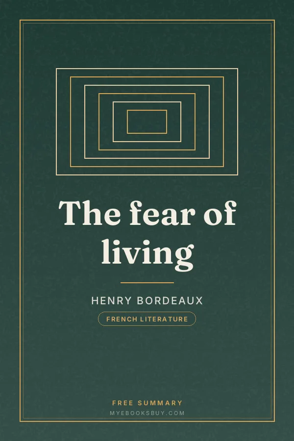 Cover of The fear of living