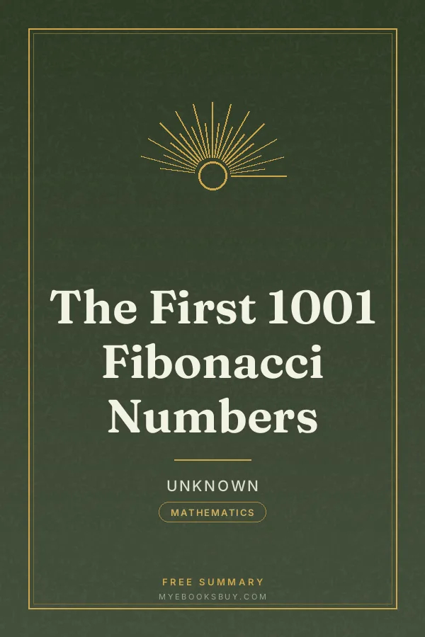 Cover of The First 1001 Fibonacci Numbers