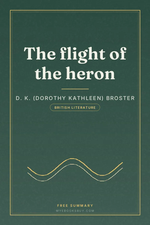 Cover of The flight of the heron
