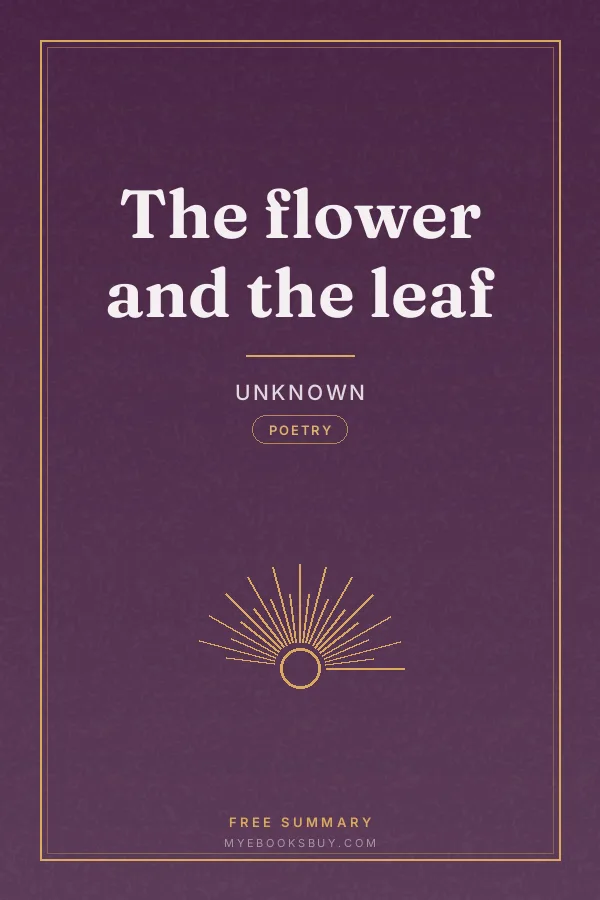 Cover of The flower and the leaf
