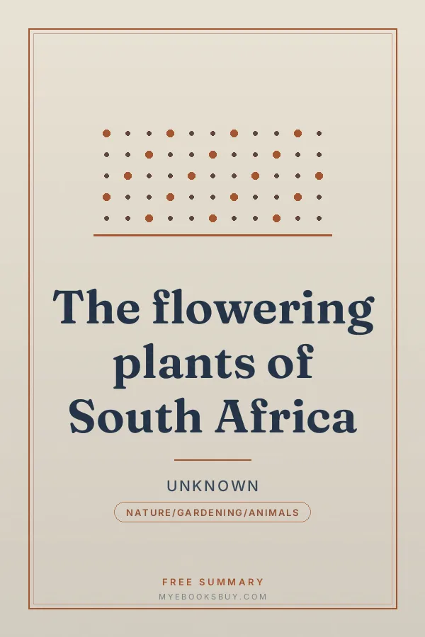 Cover of The flowering plants of South Africa