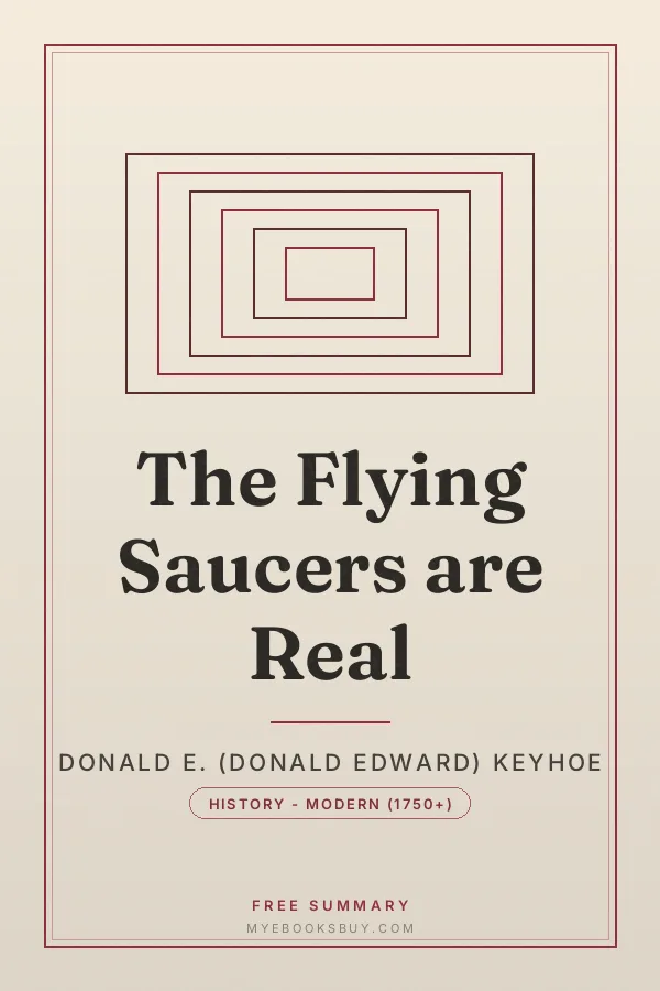 Cover of The Flying Saucers are Real