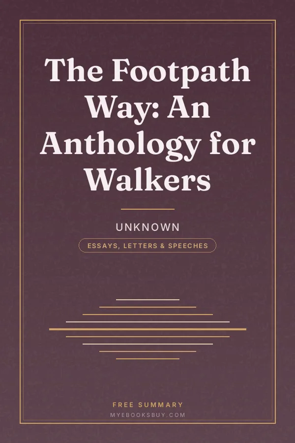 Cover of The Footpath Way: An Anthology for Walkers