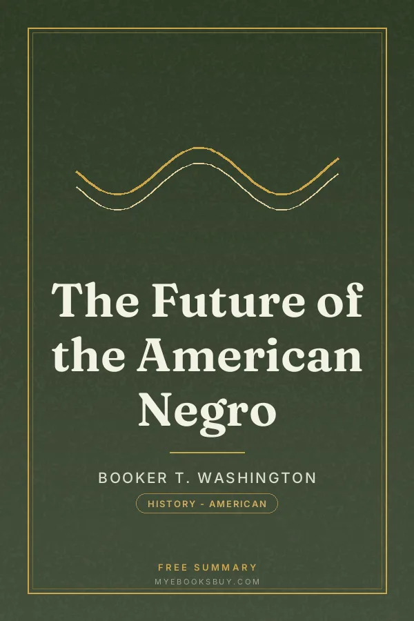 Cover of The Future of the American Negro