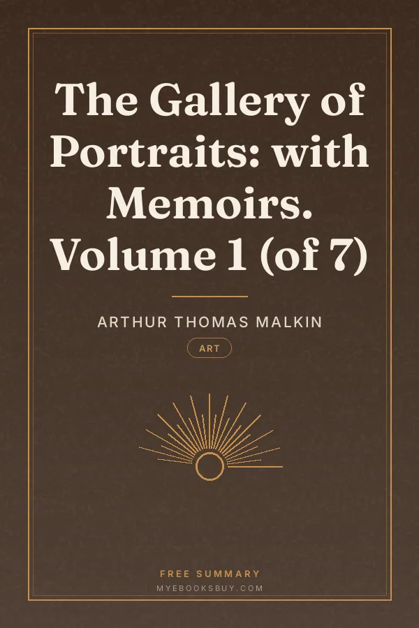 Cover of The Gallery of Portraits: with Memoirs. Volume 1 (of 7)