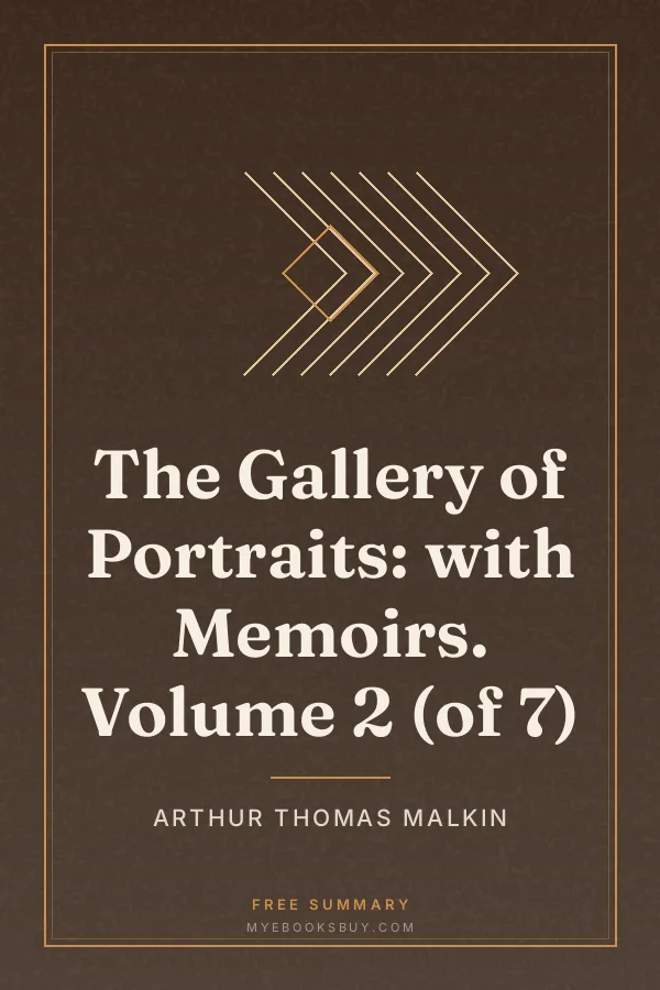 Cover of The Gallery of Portraits: with Memoirs. Volume 2 (of 7)