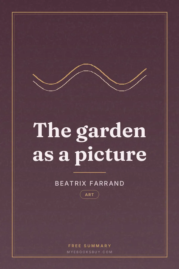 Cover of The garden as a picture