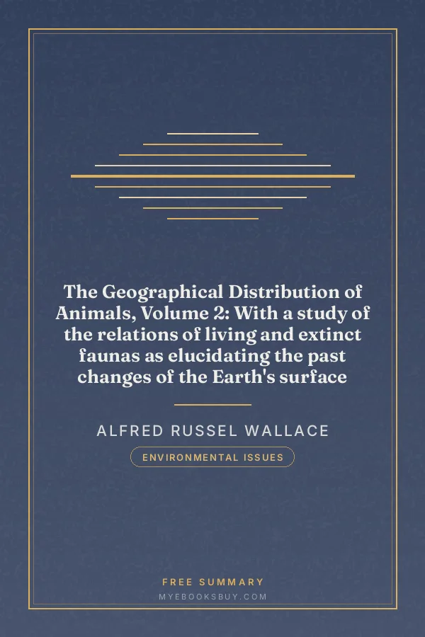 Cover of The Geographical Distribution of Animals, Volume 2: With a study of the relations of living and extinct faunas as elucidating the past changes of the Earth's surface