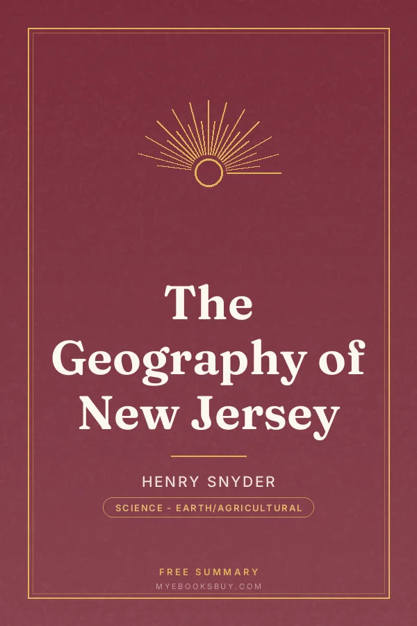 Cover of The Geography of New Jersey