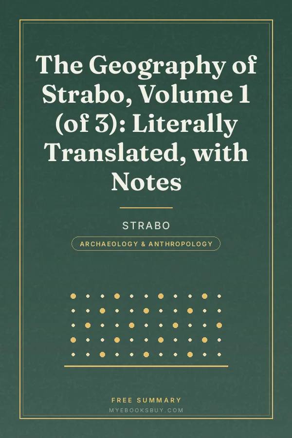 Cover of The Geography of Strabo, Volume 1 (of 3): Literally Translated, with Notes