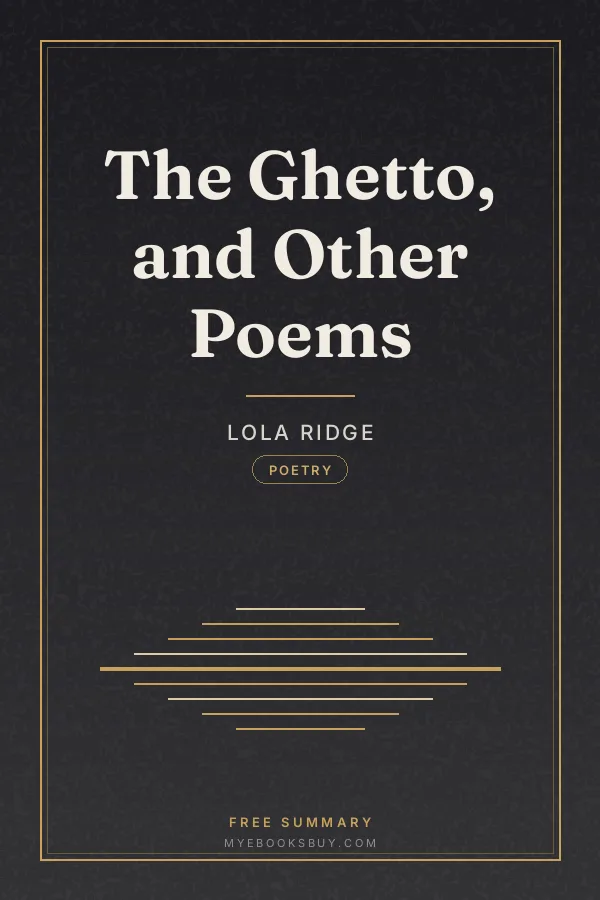 Cover of The Ghetto, and Other Poems