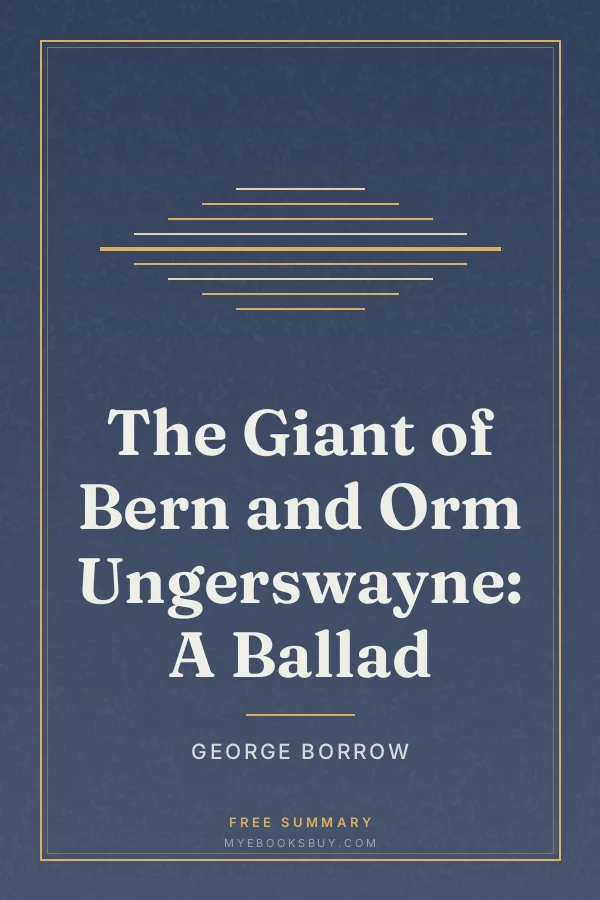 Cover of The Giant of Bern and Orm Ungerswayne: A Ballad