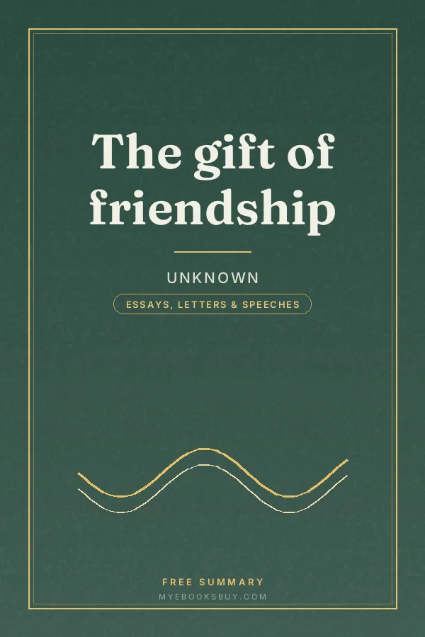 Cover of The gift of friendship