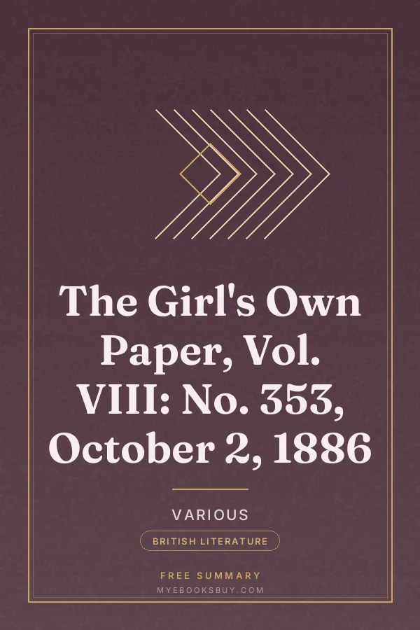 Cover of The Girl's Own Paper, Vol. VIII: No. 353, October 2, 1886