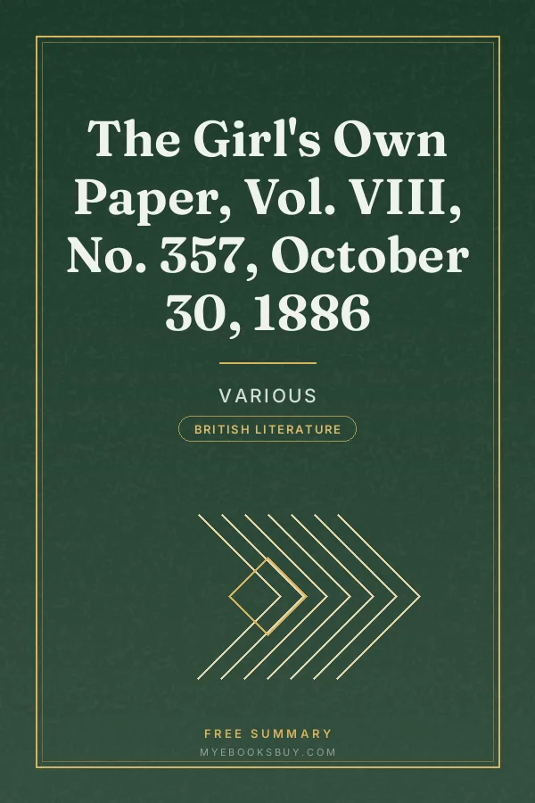 Cover of The Girl's Own Paper, Vol. VIII, No. 357, October 30, 1886