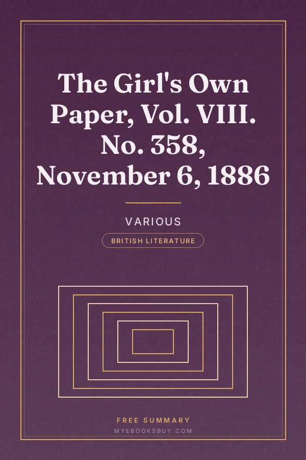 Cover of The Girl's Own Paper, Vol. VIII. No. 358, November 6, 1886