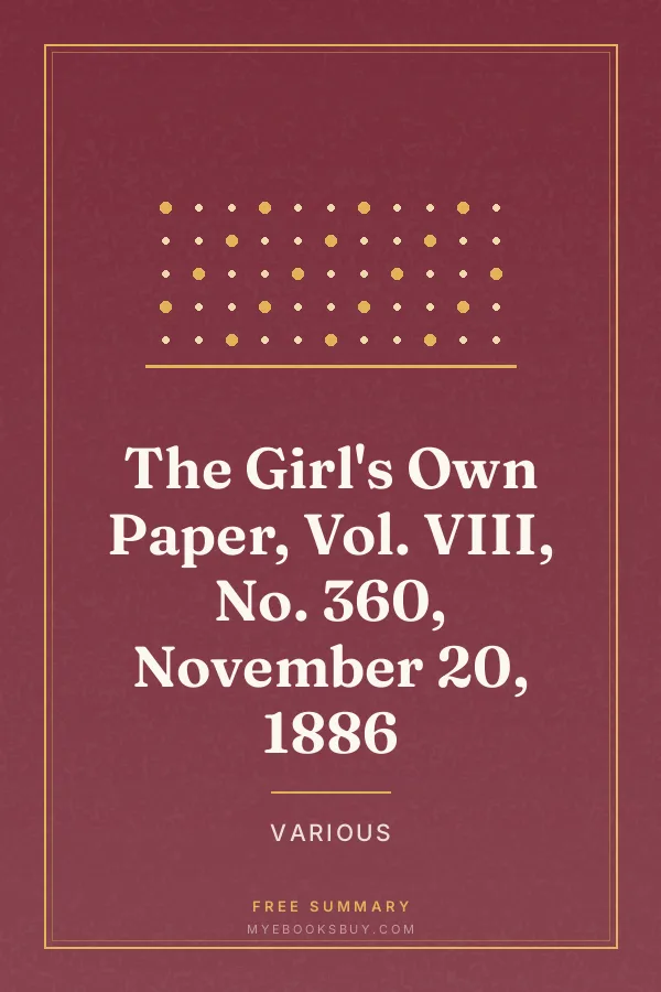 Cover of The Girl's Own Paper, Vol. VIII, No. 360, November 20, 1886