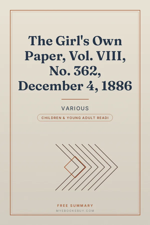 Cover of The Girl's Own Paper, Vol. VIII, No. 362, December 4, 1886
