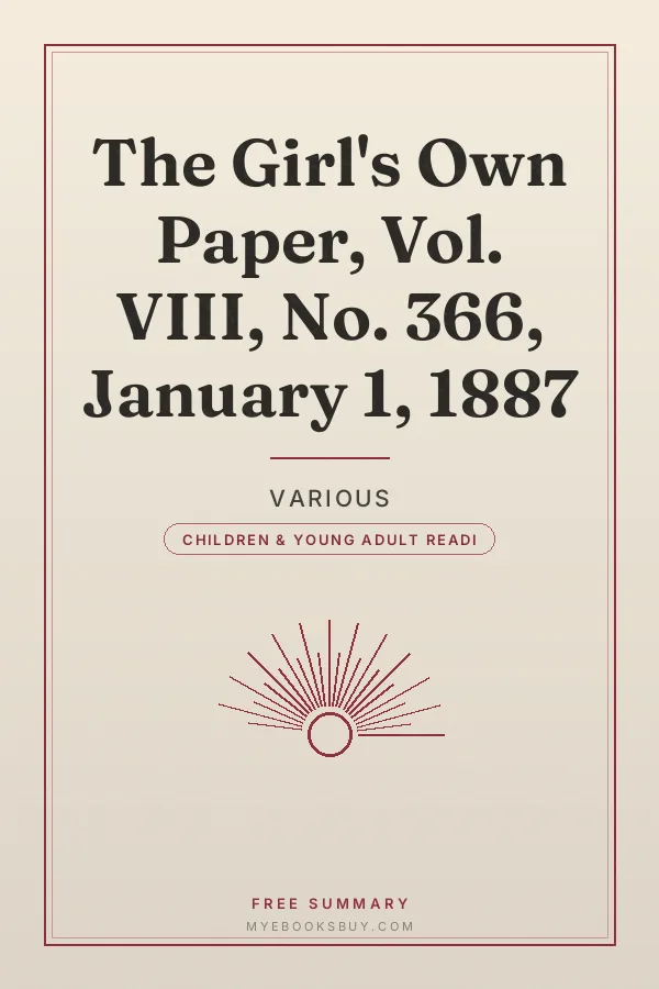 Cover of The Girl's Own Paper, Vol. VIII, No. 366, January 1, 1887
