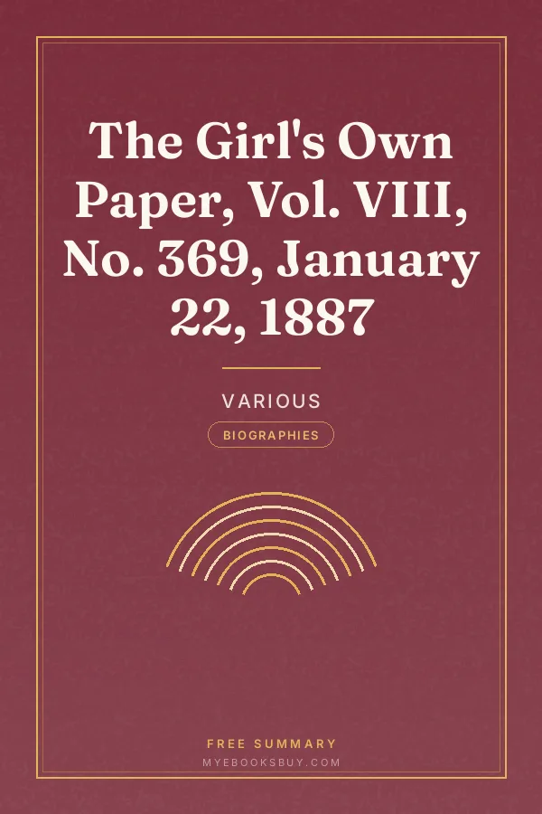 Cover of The Girl's Own Paper, Vol. VIII, No. 369, January 22, 1887